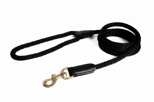 Rope and Leather Snap Lead