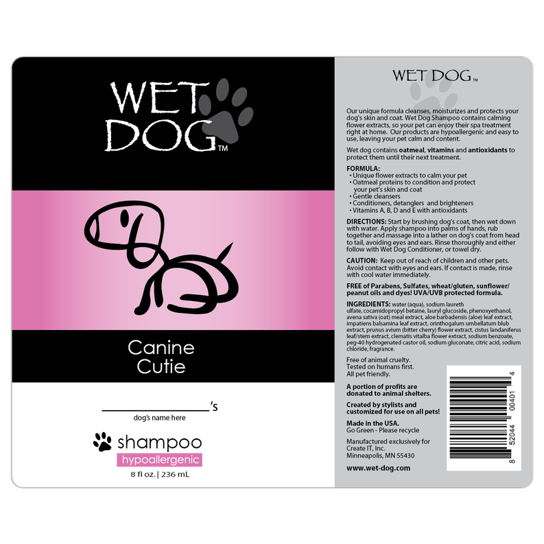 Canine Cutie Calming Shampoo for Dogs