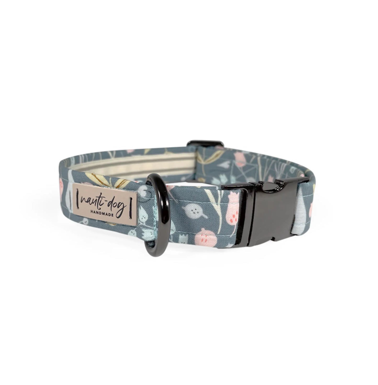 Juniper Sage Mod Fall Floral Buckle & Martingale Dog Collar - Pack Of: 1