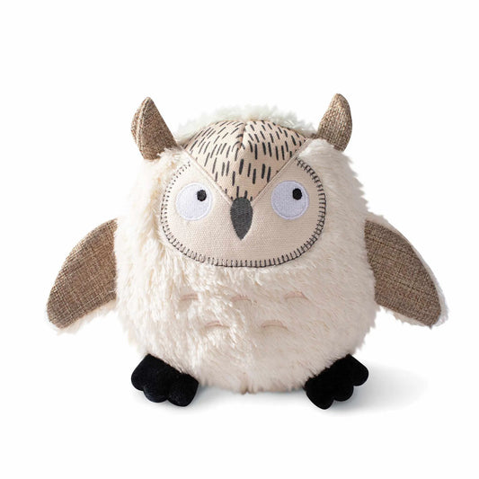 PetShop by Fringe Studio Whoooo's There? Earth Friendly Plush Dog Toy