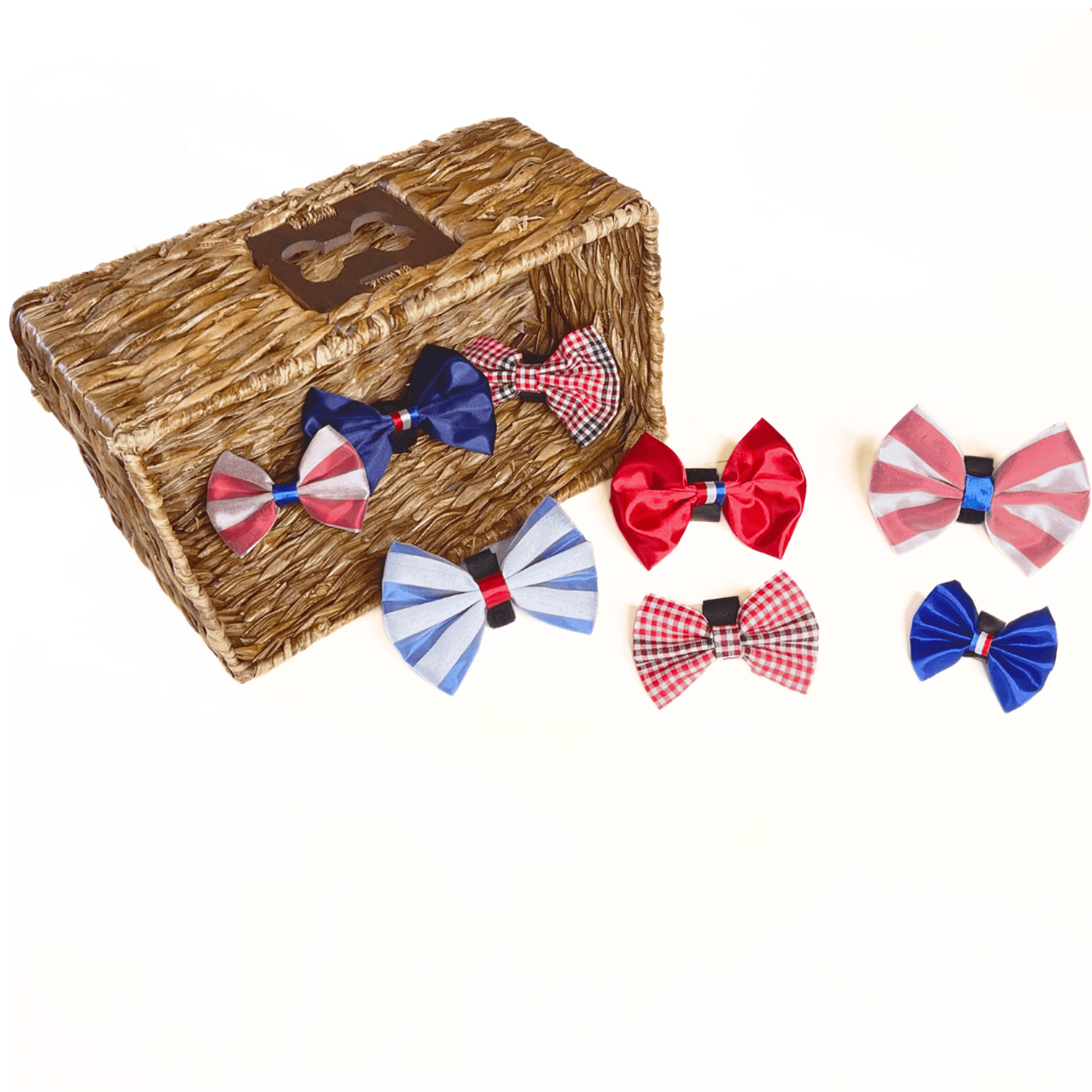 4th of July Bow Budget Bundle|Pets Ribbons - My Best Pet Life, LLC