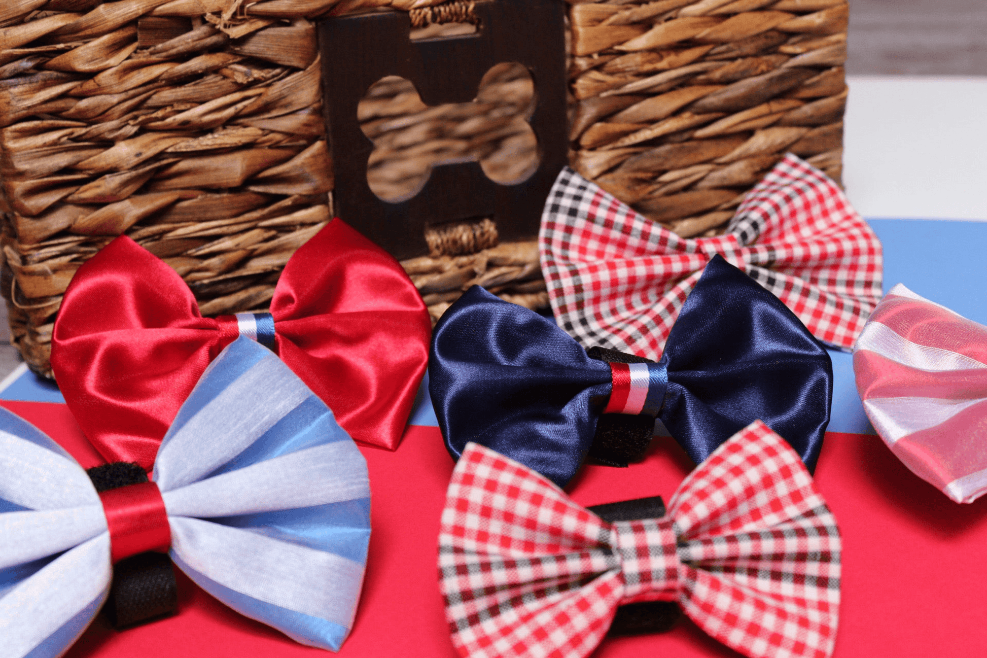 4th of July Bow Budget Bundle|Pets Ribbons - My Best Pet Life, LLC