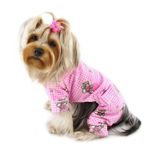 Adorable Teddy Bear Love Flannel PJ - My Best Pet Life, LLC