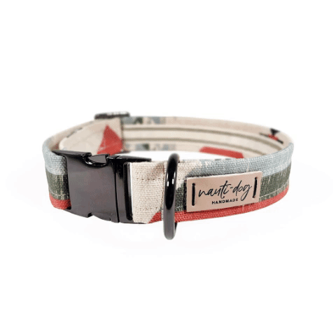 Aztec Southwestern Woven Stripe Buckle & Martingale Collar - My Best Pet Life, LLC