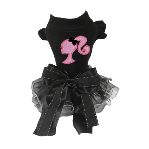 Barbie Silhouette Ruffle Dog Dress - My Best Pet Life, LLC