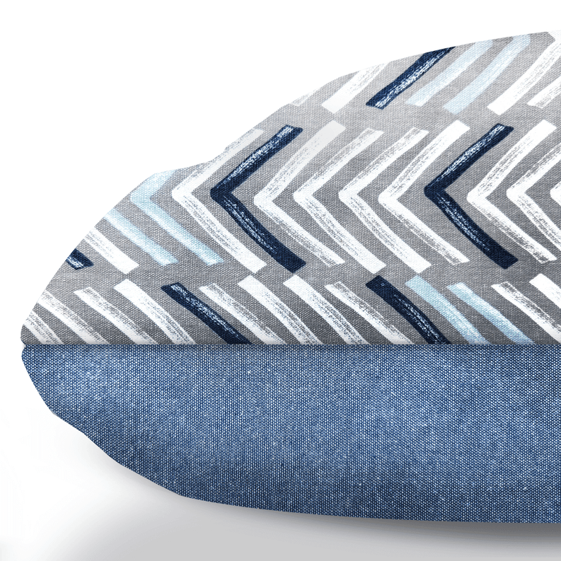 Herringbone Mudcloth Chevron Woven Dog Cushion - My Best Pet Life, LLC