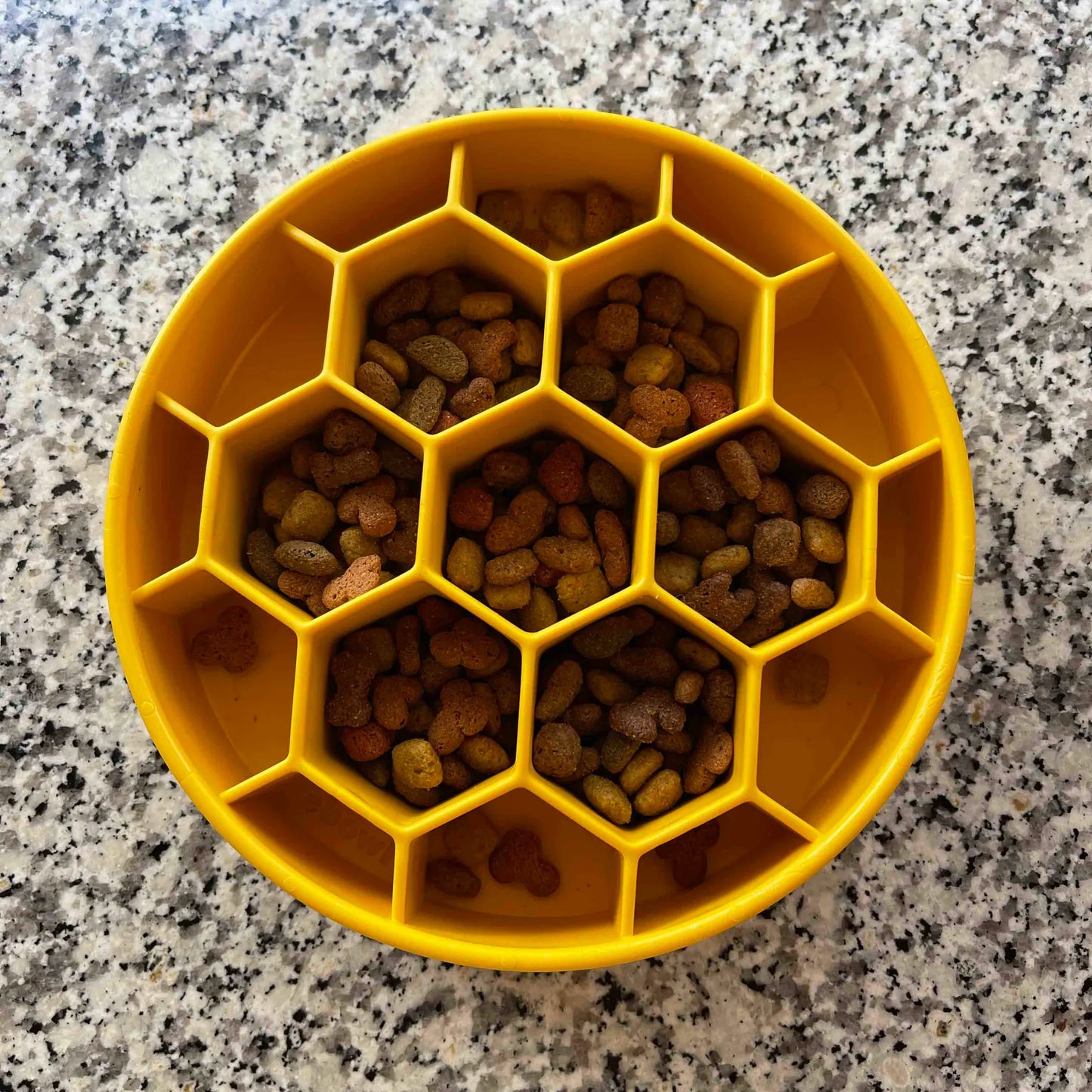 Honeycomb Design eBowl Enrichment Slow Feeder Bowl for Dogs - My Best Pet Life, LLC