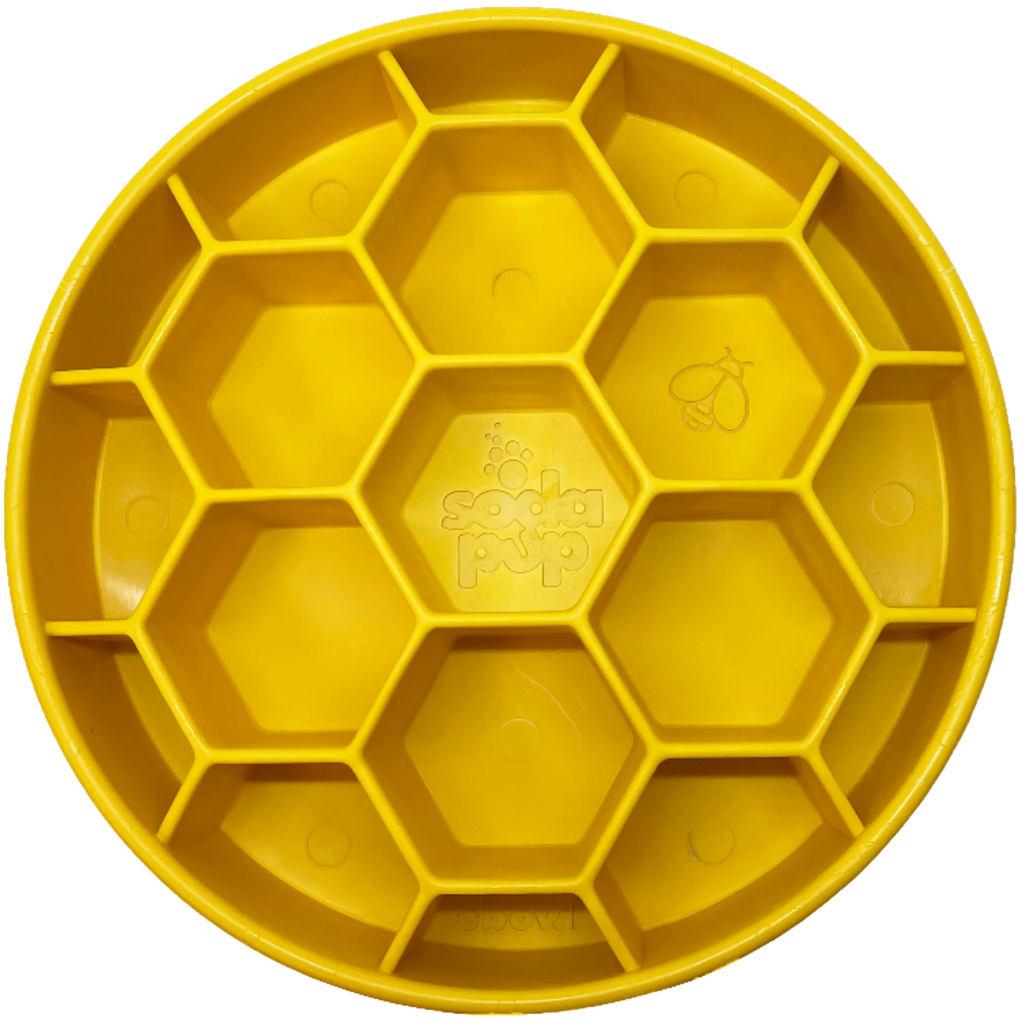 Honeycomb Design eBowl Enrichment Slow Feeder Bowl for Dogs - My Best Pet Life, LLC