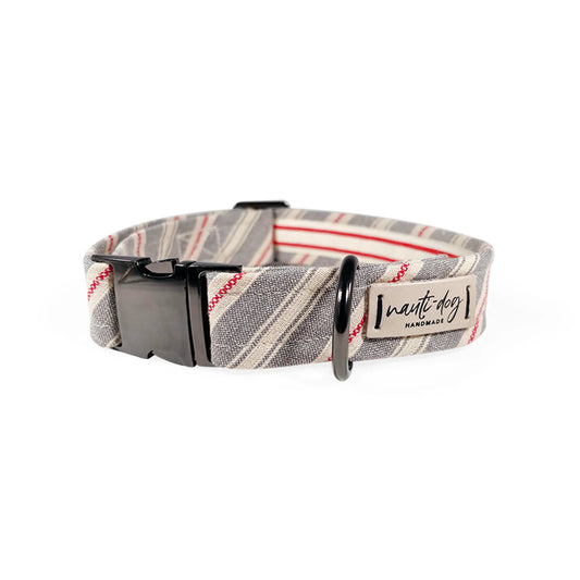 Liberty Patriotic American Woven Stripe Buckle & Martingale Dog Collar - My Best Pet Life, LLC