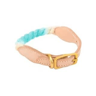 Luxe Royal Leather Rope Collar - My Best Pet Life, LLC