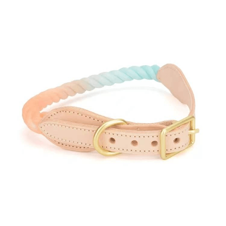 Luxe Royal Leather Rope Collar - My Best Pet Life, LLC