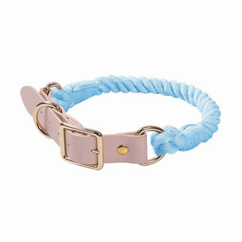 Luxe Royal Leather Rope Collar - My Best Pet Life, LLC