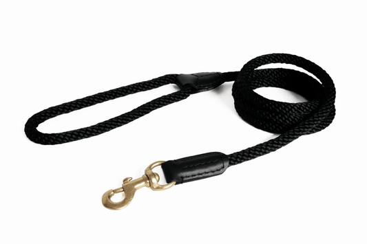 Rope and Leather Snap Lead - My Best Pet Life, LLC