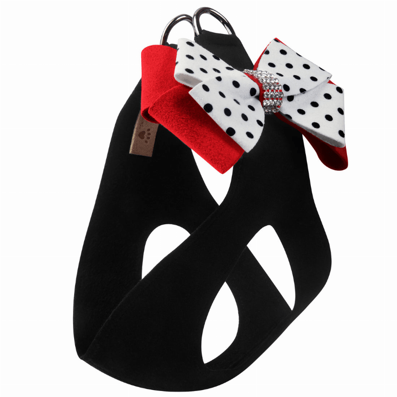 Susan Lanci Designs Minnie Double Nouveau Bow Step In Harness - My Best Pet Life, LLC