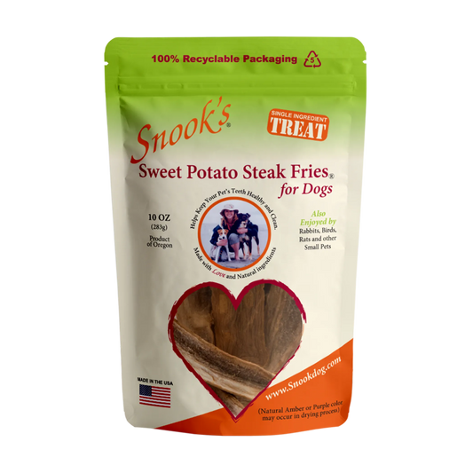 Sweet Potato Dog Steak Fries - Steak Fry shaped pieces - My Best Pet Life, LLC