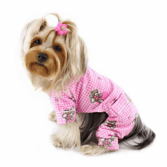 Adorable Teddy Bear Love Flannel PJ - My Best Pet Life, LLC
