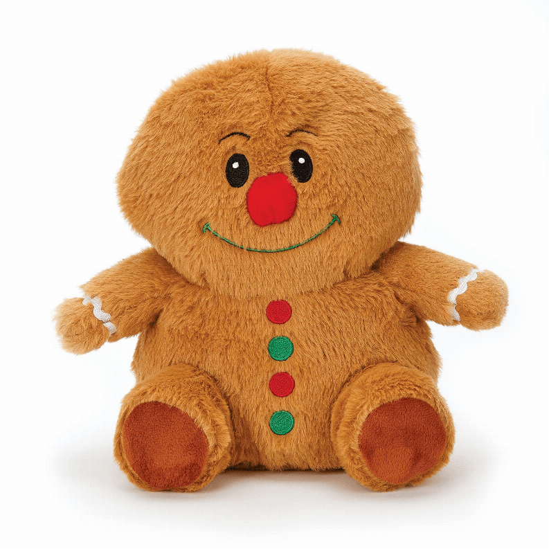 Chuckles Gingerbread Plush Dog Toy - My Best Pet Life, LLC