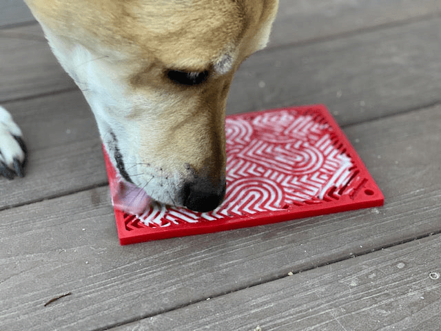 Heart Design "Love" eMat Enrichment Lick Mat - My Best Pet Life, LLC