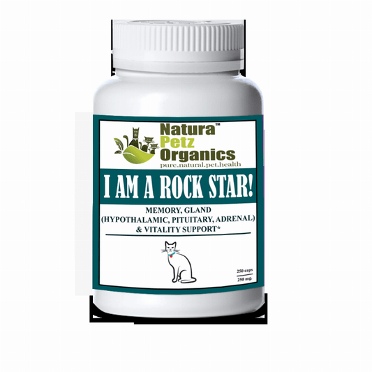 I Am A Rock Star - Memory, Gland (Hypothalamic, Pituitary And Adrenal) & Vitality Support* - My Best Pet Life, LLC