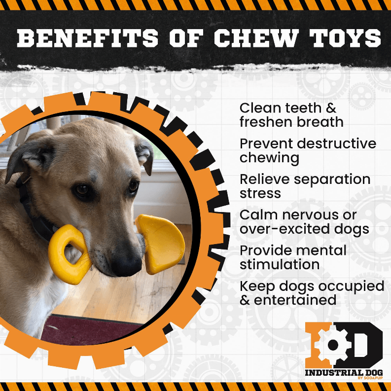 ID Shovel Ultra Durable Nylon Dog Chew Toy for Aggressive Chewers - My Best Pet Life, LLC