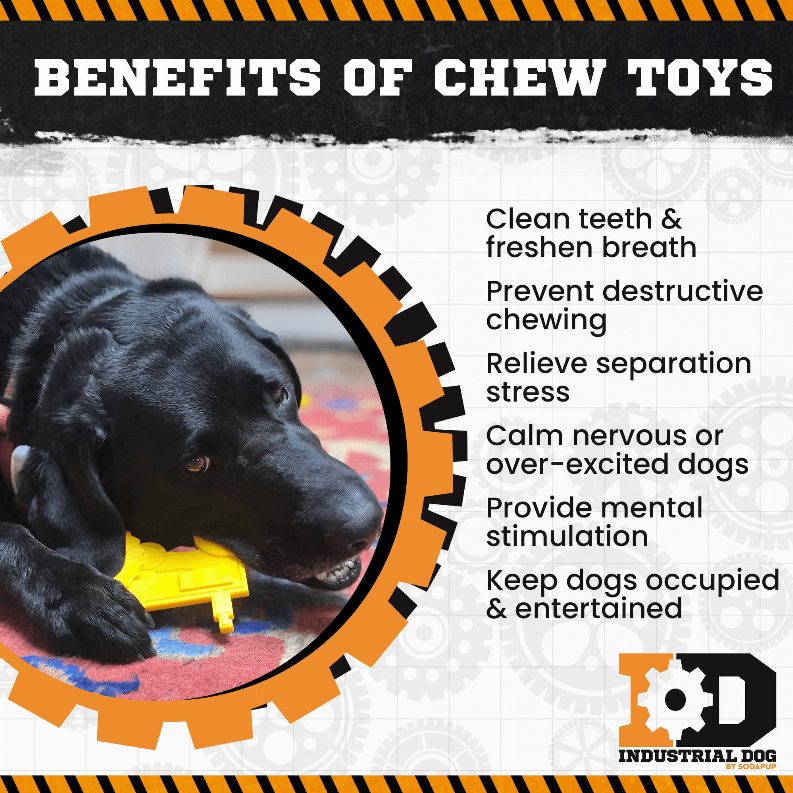 ID Tractor Ultra Durable Nylon Dog Chew Toy for Aggressive Chewers - My Best Pet Life, LLC