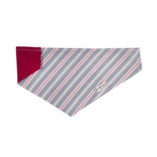 Liberty Patriotic American Woven Stripe Over-the-Collar Dog Bandana - My Best Pet Life, LLC