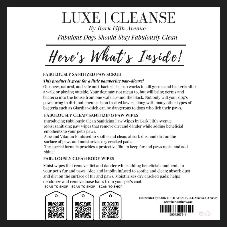 Luxe Cleanse Travel Safe and Go Kit - My Best Pet Life, LLC