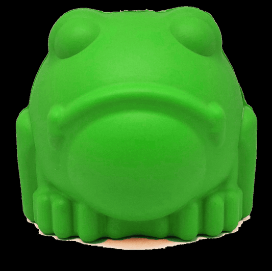 MKB Bull Frog Durable Rubber Chew Toy & Treat Dispenser - My Best Pet Life, LLC