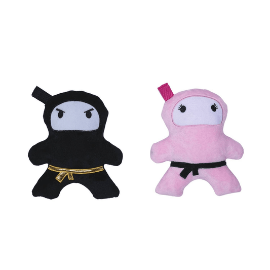 Ninja Love Crinkle and Squeaky Plush Dog Toy Combo - My Best Pet Life, LLC