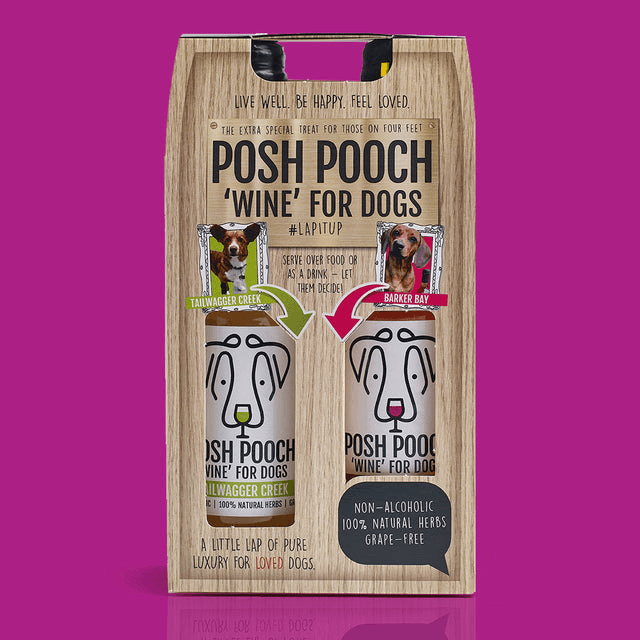 Posh Pooch Dog Wine Duo Pack - My Best Pet Life, LLC