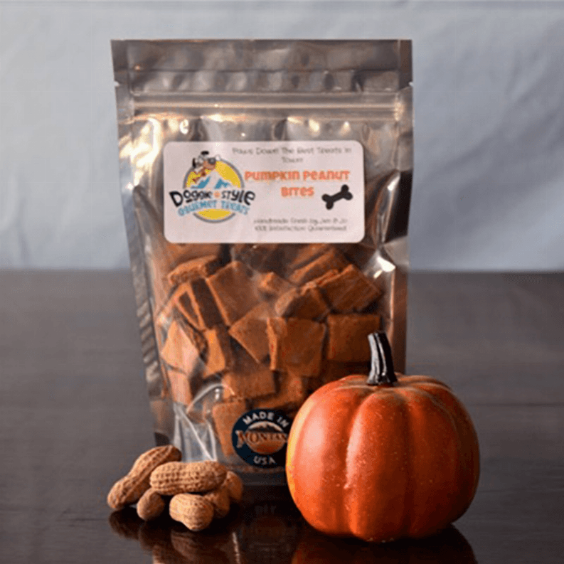 Pumpkin Peanut Bites Dog Treats - My Best Pet Life, LLC