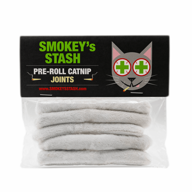 Smokey's Stash Catnip Pre Rolled Joints - My Best Pet Life, LLC