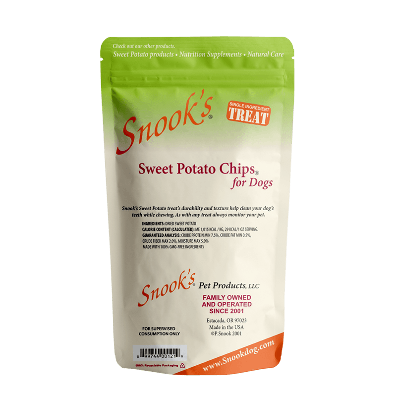 Sweet Potato Dog Chips - Soup bone shaped - My Best Pet Life, LLC