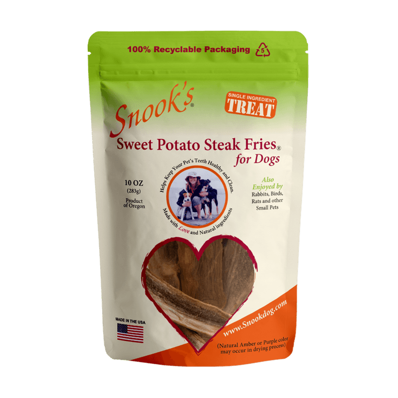 Sweet Potato Dog Steak Fries - Steak Fry shaped pieces - My Best Pet Life, LLC