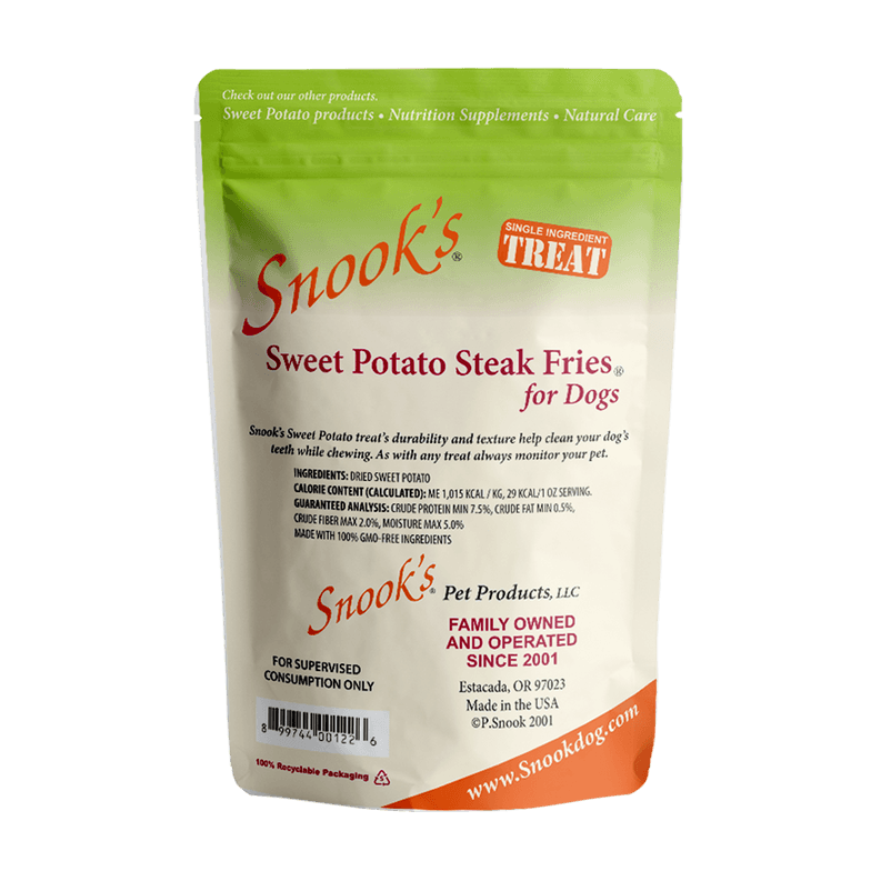 Sweet Potato Dog Steak Fries - Steak Fry shaped pieces - My Best Pet Life, LLC