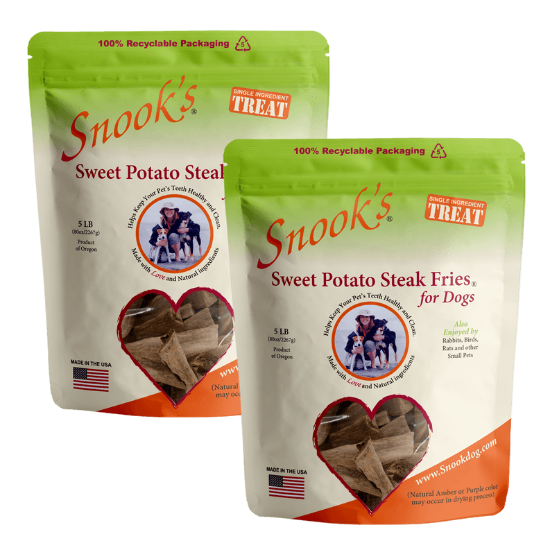 Sweet Potato Dog Steak Fries - Steak Fry shaped pieces - My Best Pet Life, LLC