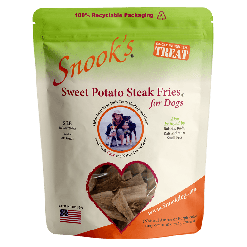 Sweet Potato Dog Steak Fries - Steak Fry shaped pieces - My Best Pet Life, LLC