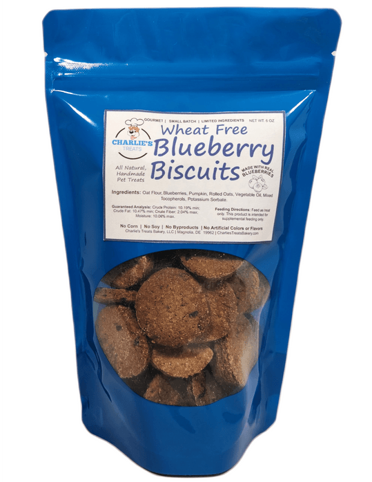 Wheat Free Blueberry Biscuits Dog Treats - My Best Pet Life, LLC